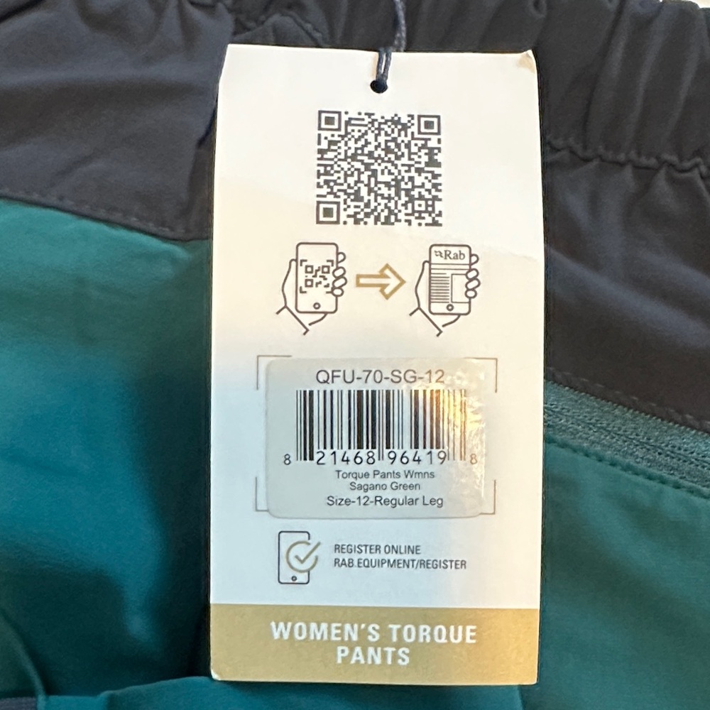 Rab Women’s Torque Pant - Picture 5 of 5